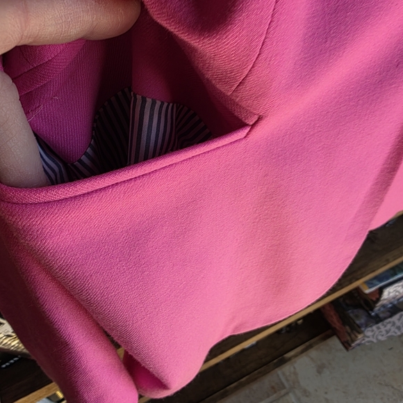 J. Crew Parke Blazer Sz 12 Barbie Pink Wool - Picture 8 of 14